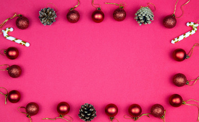 Merry Christmas and happy New Year vertical background. 