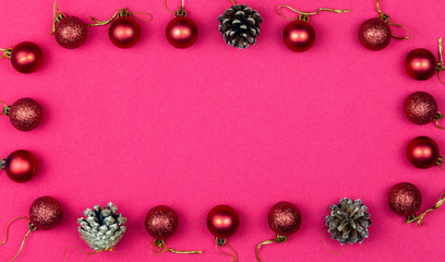 Merry Christmas and happy New Year vertical background. 