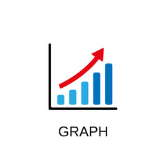 Graph icon. Graph symbol design. Stock - Vector illustration can be used for web.