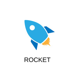 Rocket icon. Rocket symbol design. Stock - Vector illustration can be used for web.