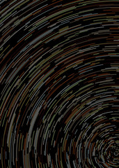 Fototapeta premium Colorful Universe Circular Distribution Computational Generative Art background illustration