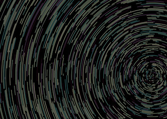 Obraz premium Colorful Universe Circular Distribution Computational Generative Art background illustration