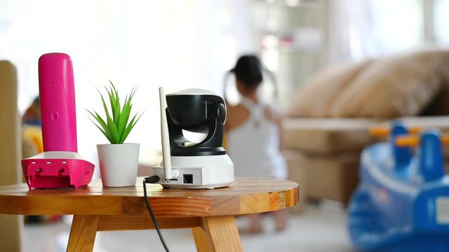 CCTV , ip camera Security monitoring  playing room for kids