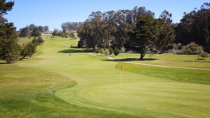 Golf course in California