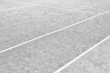 Fototapeta premium Photo of red tennis court