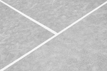 Photo of red tennis court