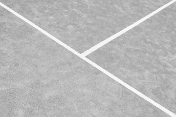 Photo of red tennis court