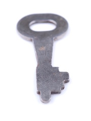 key on a white background