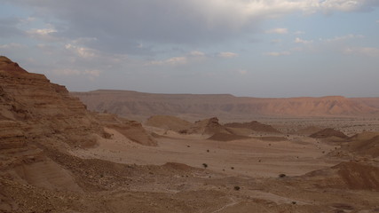 Fototapeta premium Desert in Saudi Arabia and sunset, south of Riyadh