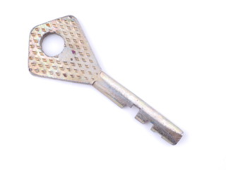key on a white background