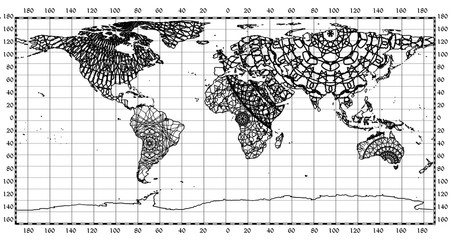  world map mandala background