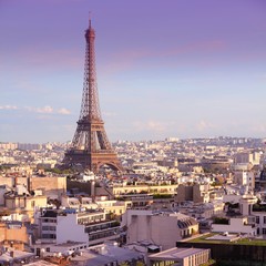 Paris, France. Eiffel Tower.