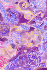 texture boho-style, purple