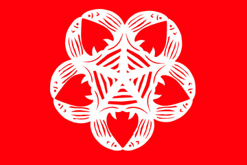 traditional Chinese paper-cut works