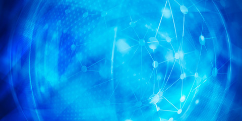 Light blue halftone pattern with white line motion backdrop wallpaper. Clean blue geometric background.