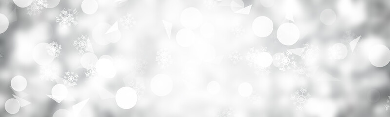 white blur abstract background. bokeh christmas blurred beautiful shiny Christmas lights. Snow background.