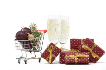 Christmas and New Year shopping.