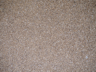 surface and texture of fine mix size gravel wall