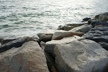 rocks on the beach