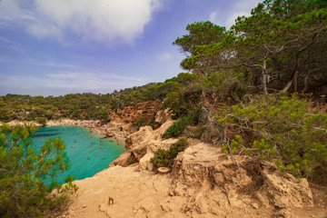 lake in the mountains-Ibiza