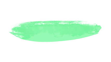 Green watercolor background for your design, watercolor background concept, vector.