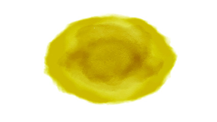 Yellow watercolor background for your design, watercolor background concept, vector.