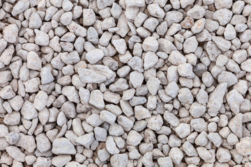 Background image - surface area covered with small white crushed stone