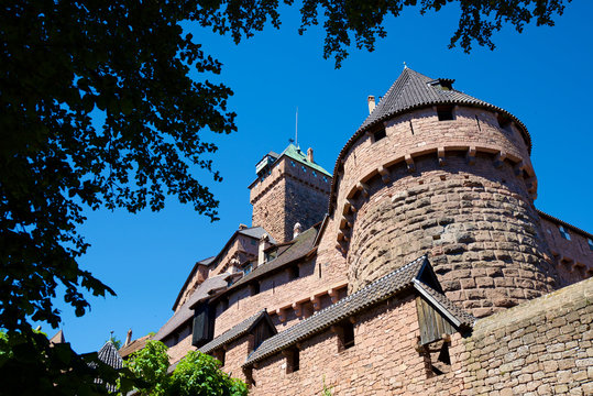 Haut-Koenigsbourg Castle view