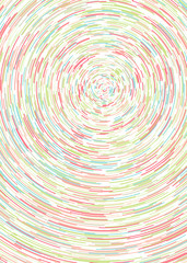 Colorful Universe Circular Distribution Computational Generative Art background illustration