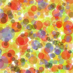abstract colorful background with circles