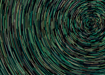 Colorful Universe Circular Distribution Computational Generative Art background illustration