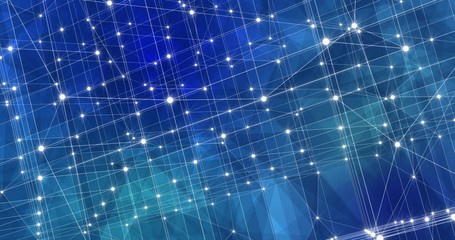 Fototapeta premium Background Abstract Dynamic Plexus Futuristic Technology. 3d render