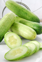 fresh cucumbers 