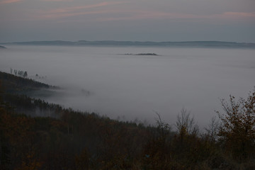 Wild nature in Czech area called Moravský kras