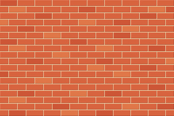 Brick wall vector ocher background