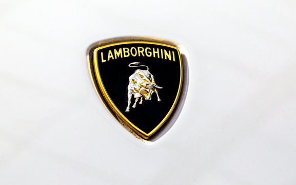 Lamborghini Logo On The Car