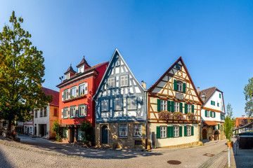 Geburtshaus Friedrich Schiller, Marbach am Neckar, Deutschland  - obrazy, fototapety, plakaty