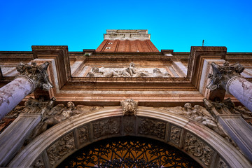 St Mark's Campanile Piazza San Marco Venice Italy