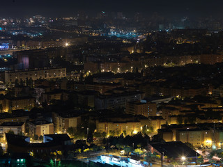 Fototapeta premium Barcelona spain wiev panorama