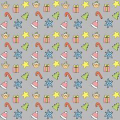 A seamless pattern for Christmas