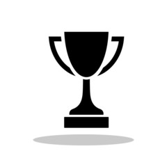 Prize icon in flat style. Award symbol for your web site design, logo, app, UI Vector EPS 10.