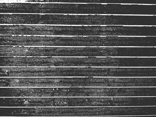 Distress old dry wooden texture. Black and white grunge background. Vector illustration