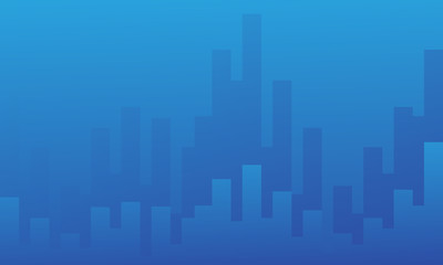 Fototapeta premium Abstract geometric blue background, space for text or design.