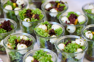 Catering Buffet Partyservice Salat im Glas