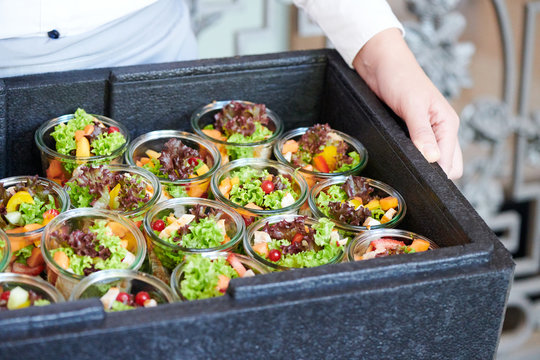 Catering Buffet Partyservice Salat im Glas