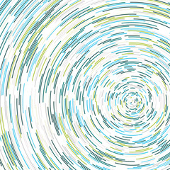 Colorful Universe Circular Distribution Computational Generative Art background illustration