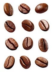 Muurstickers Koffie koffieboon bruin gebrand cafeïne espresso zaad