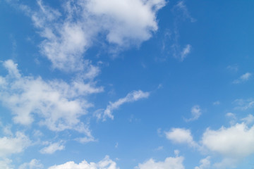 blue sky with clouds background