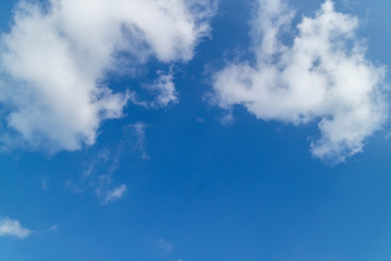 blue sky with clouds background