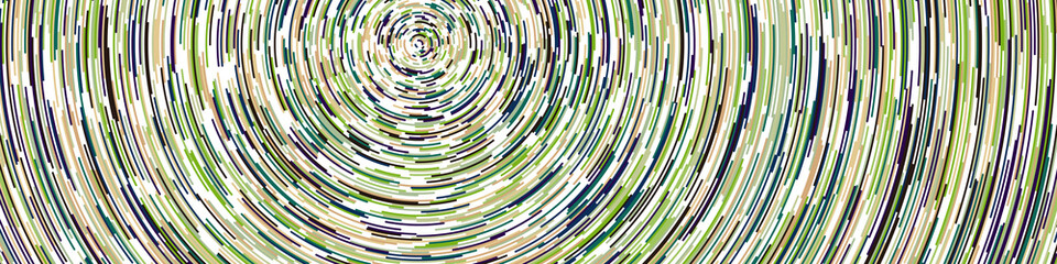 Colorful Universe Circular Distribution Computational Generative Art background illustration